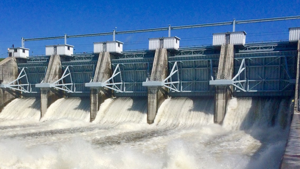 Lake Conroe Dam Gates Lake Conroe Dam Gates