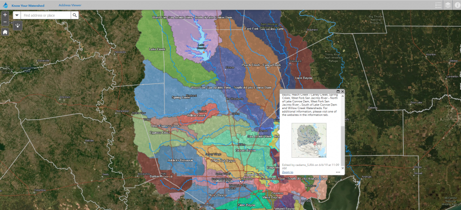 Know Your Watershed Address Viewer