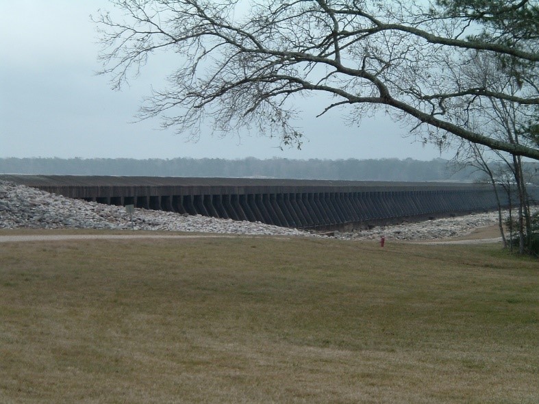 Lake Houston Dam (credit: Coastal Water Authority)