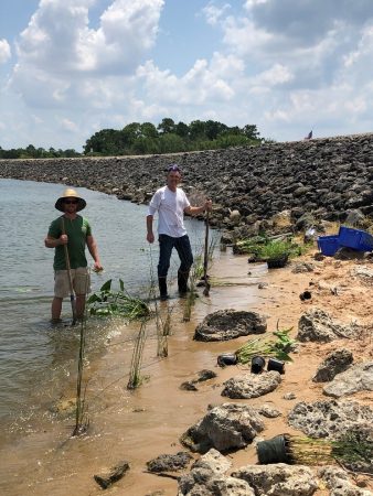 Living Nursery Site at the Lake Conroe Dam (Shane + Jace)