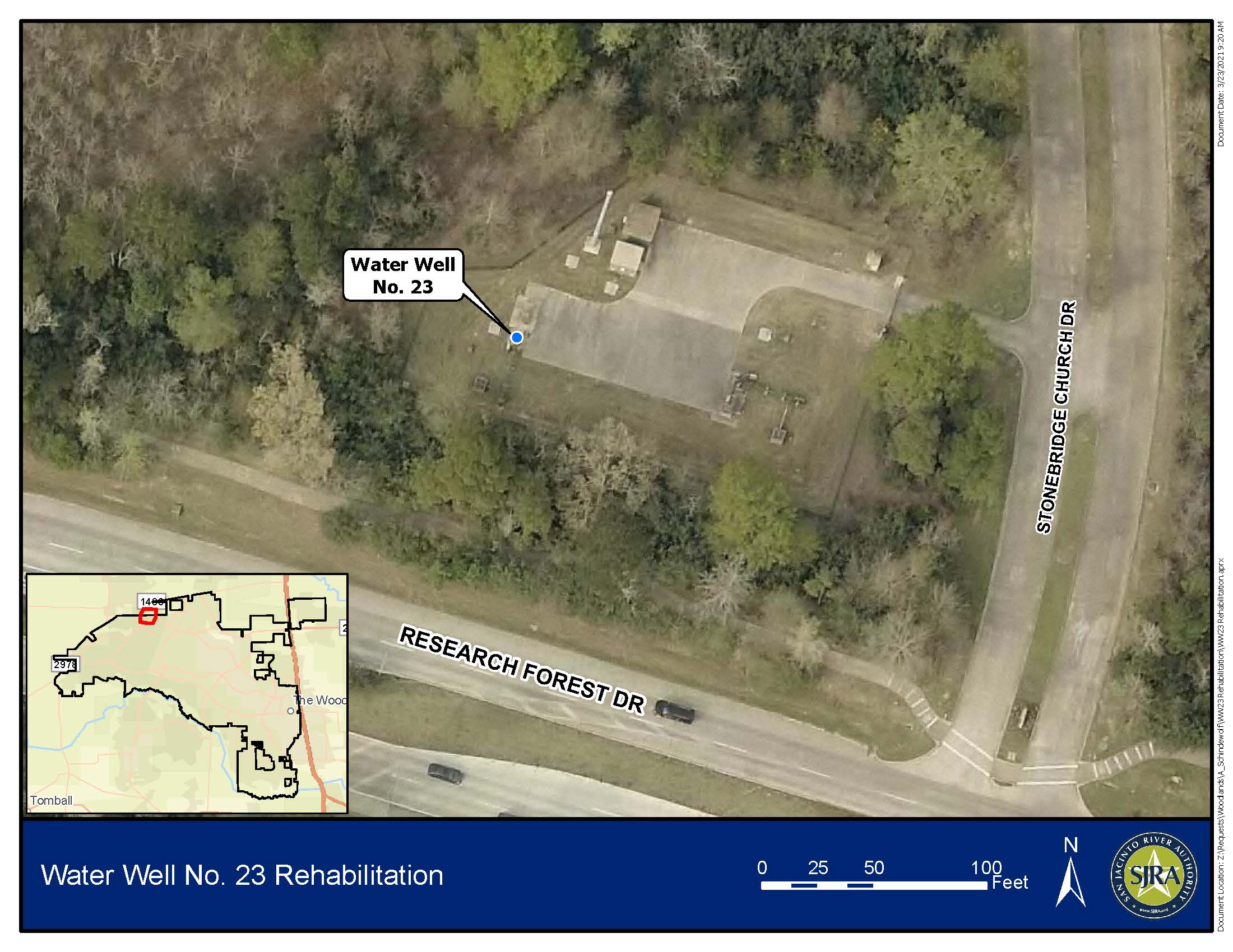 Water Well No. 23 Rehab Map