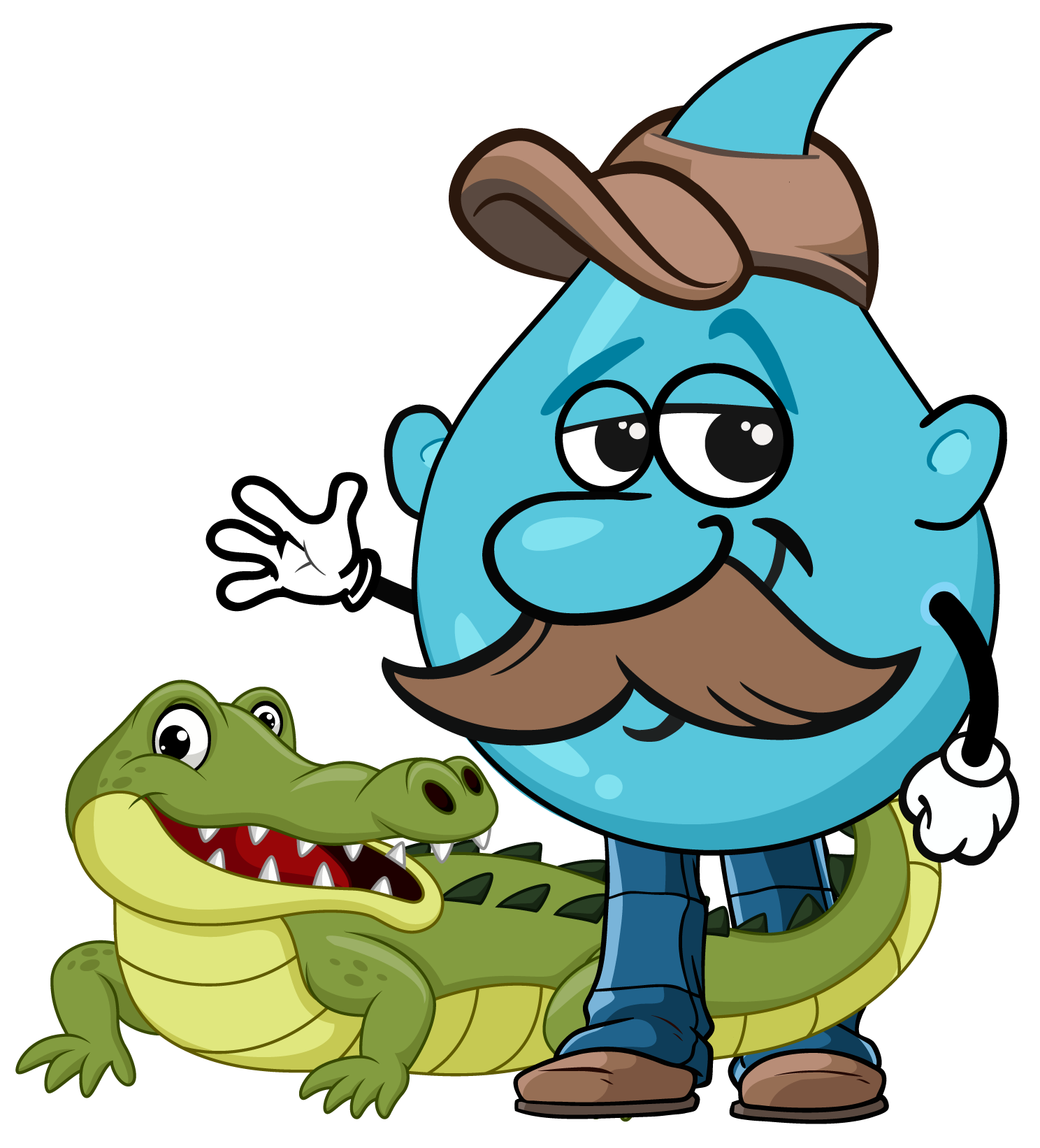 Hyde Boudreaux and Landos Gator Hyde Boudreaux and Landos Gator