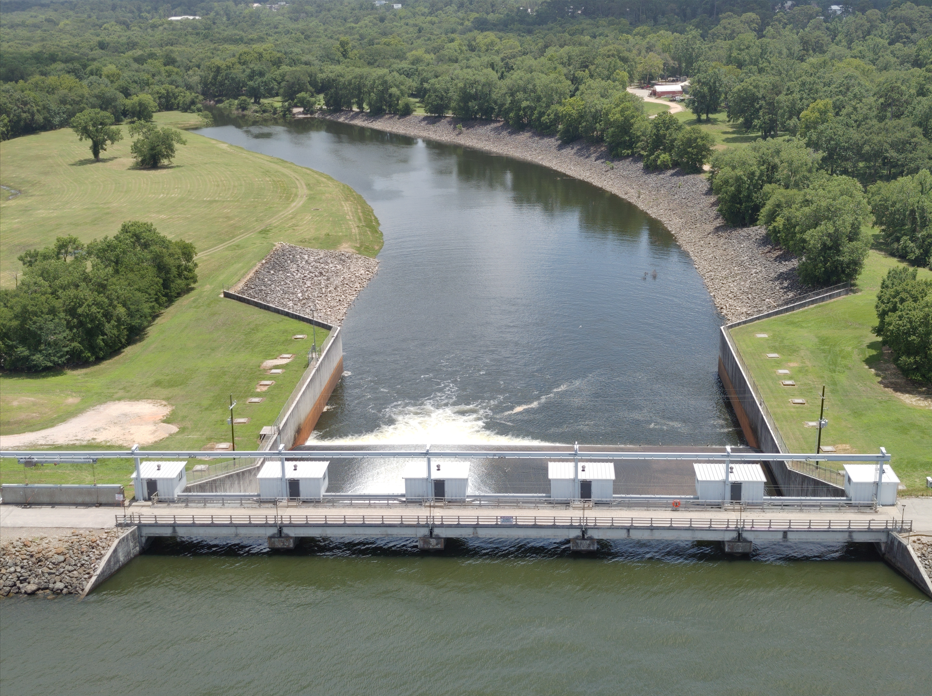 Lake Conroe Dam Gates