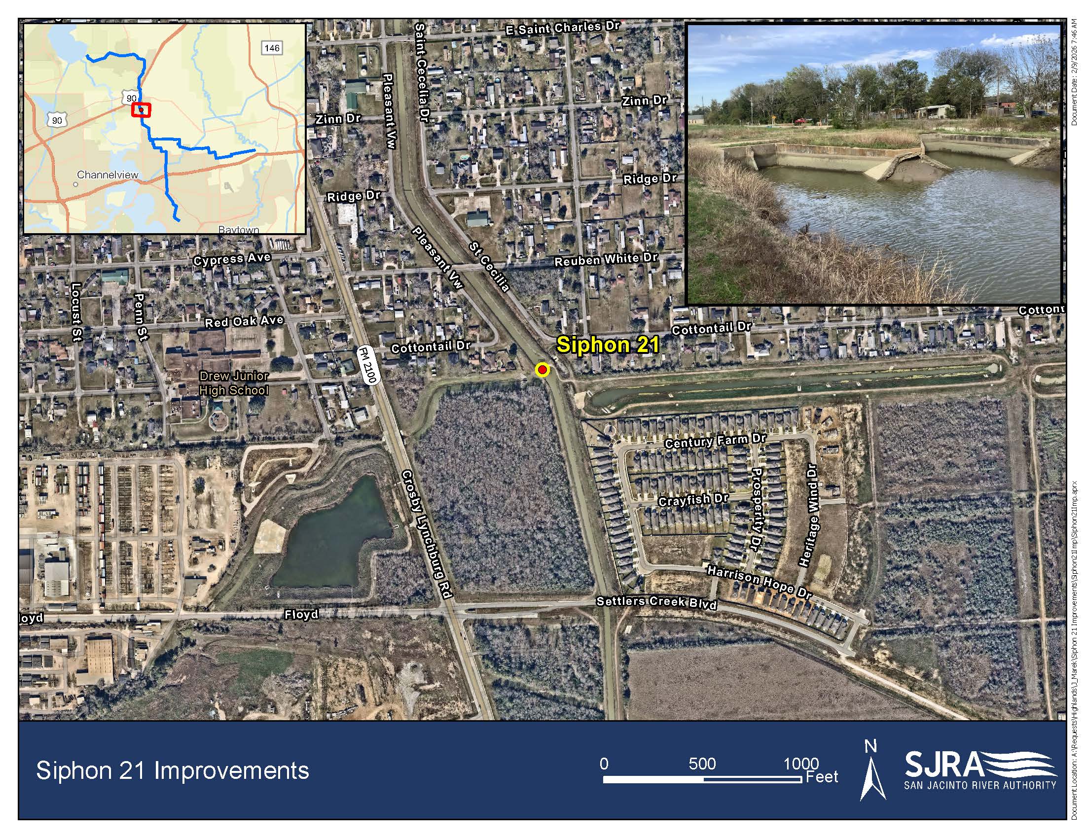 Siphon 21 Improvements Map